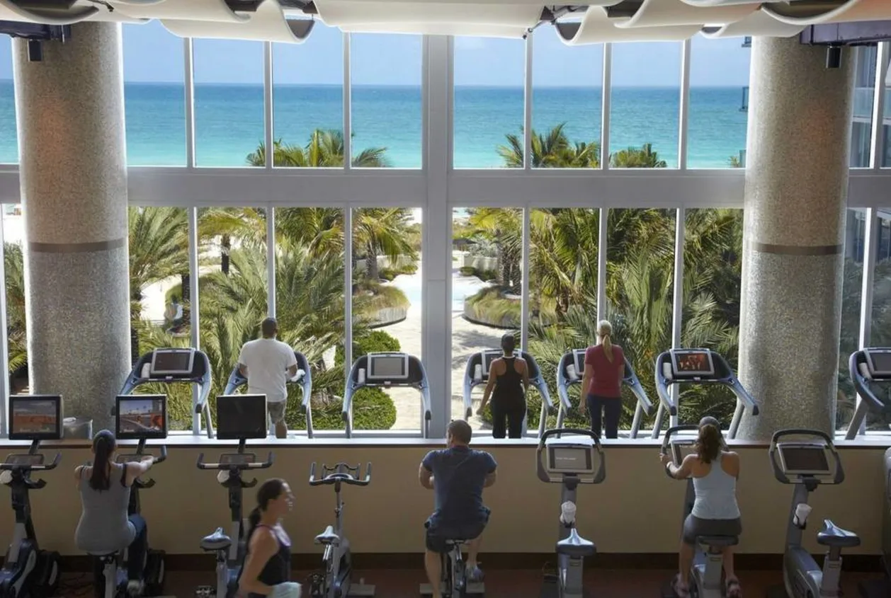 Fitness center at Carillon Miami